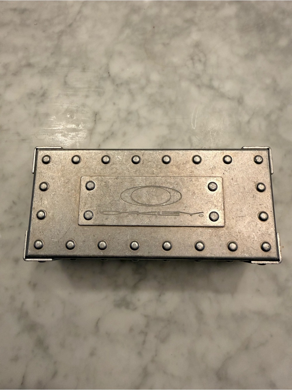 Oakley vault case stamped 1995